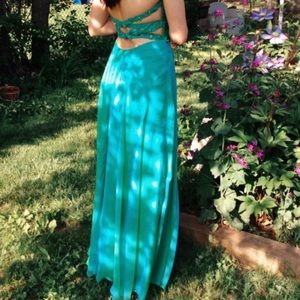 Green prom dress